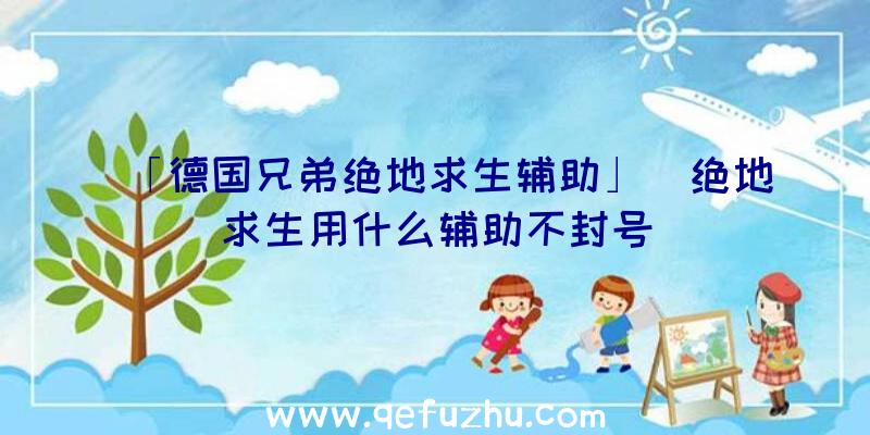 「德国兄弟绝地求生辅助」|绝地求生用什么辅助不封号